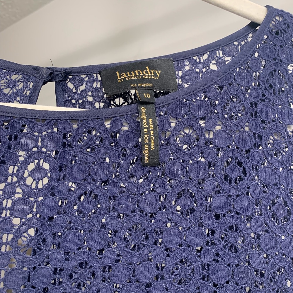 Laundry by Shelli Segal lace dress, size 10